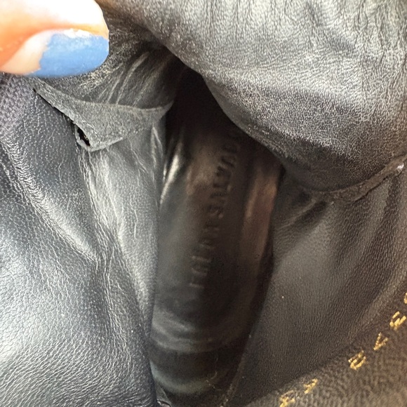 Freda Salvador Black Croc-Embossed Ankle Boots - Picture 9 of 9